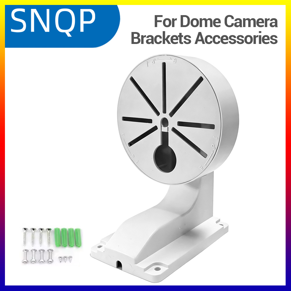 Home Security Brand - อุปกรณ์เสริมกล้องวงจรปิดแบบโดมสำหรับโฮมออฟฟิศรูปตัว L พลาสติกทนทาน ติดผนัง ใช้ได้ทั้งภายในและภายนอกอาคาร