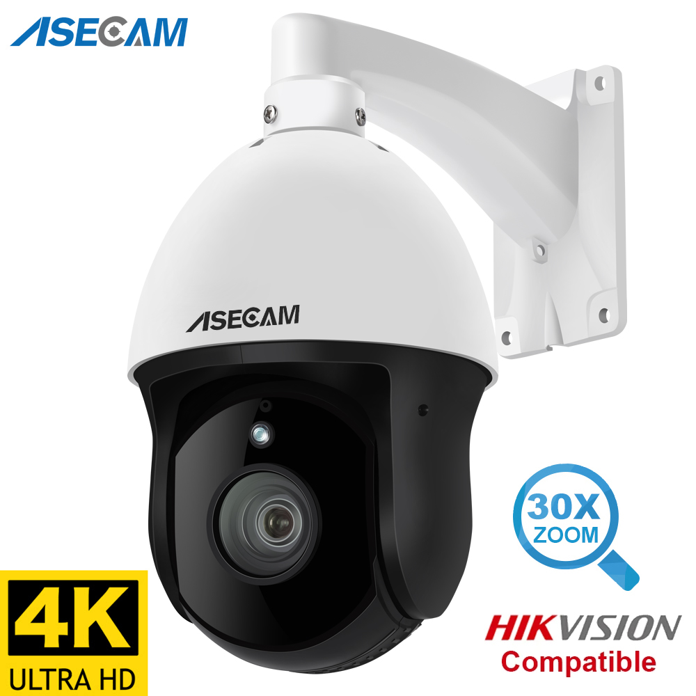 Home Security Hikvision - กล้องวงจรปิด 8MP 4K IP แบบ PTZ