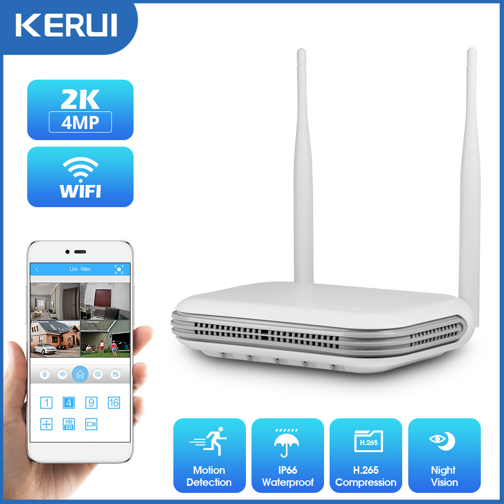 Home Security Nvr - KERUI 2K 3K 4MP 8CH NVR