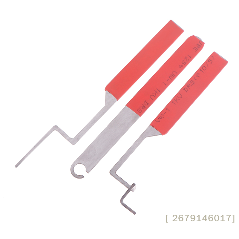 Lock Picking Set - 【YY26】ชุดเครื่องมือปลดล็อคหน้าต่างบานเปิด 3 ชิ้น/ชุด ชุดอุปกรณ์งัดกุญแจแบบมืออาชีพ กันลื่น สะดวก