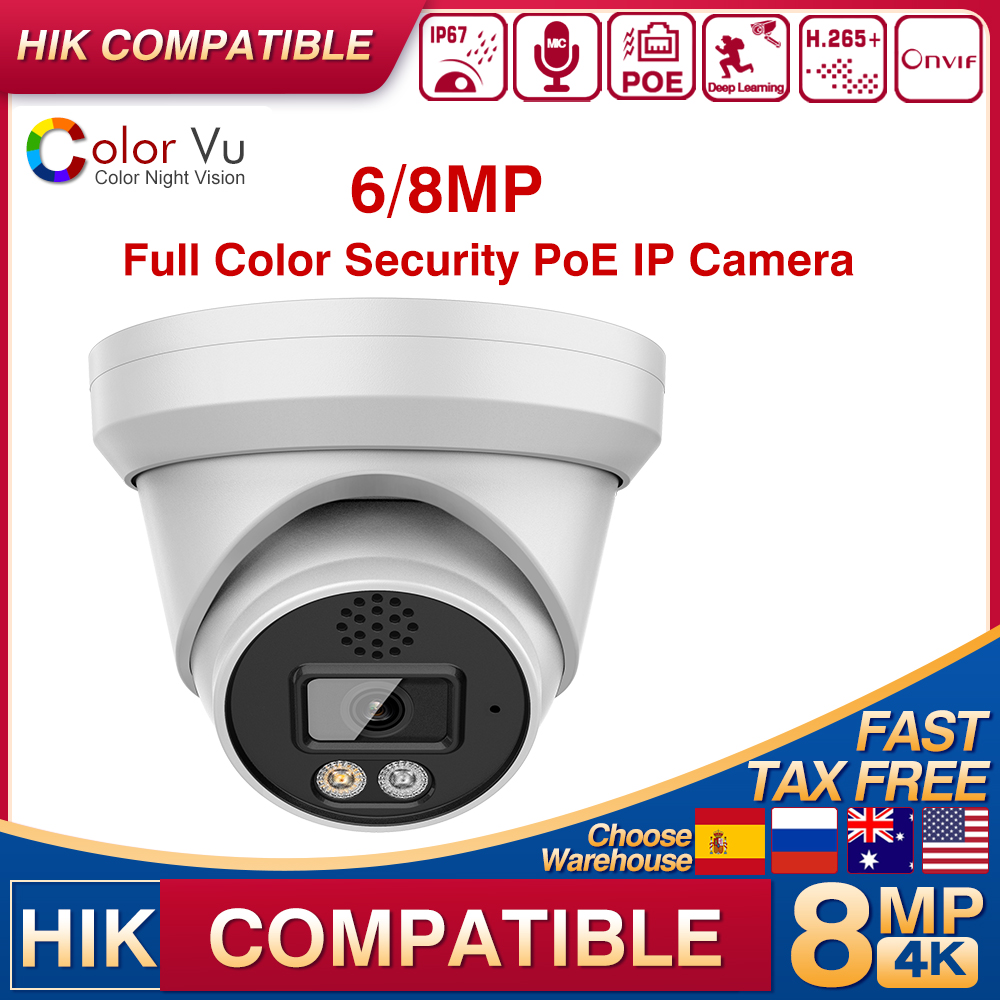 Home Security Hikvision - Hikvision ใช้งานร่วมกับ 4K 8MP 6MP ColorVu