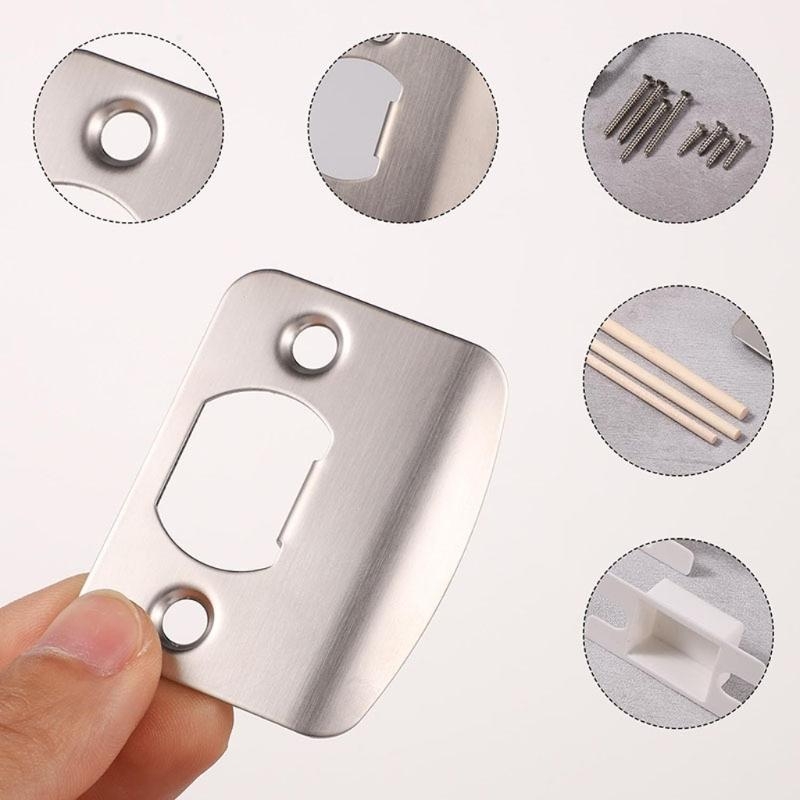 Home Security For Doors - ชุดแผ่นกันกระแทกประตู ชุดล็อคประตูหรูหรา ชุดเสริมแรง ติดตั้งง่าย