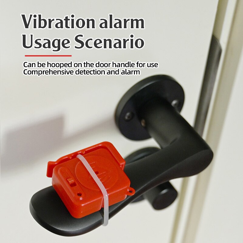 Home Security Doors - เซ็นเซอร์สัญญาณเตือนการสั่นสะเทือนไร้สาย KERUI 120dB เครื่องตรวจจับแบบบางพิเศษ ป้องกันการโจรกรรม สำหรับบ้าน
