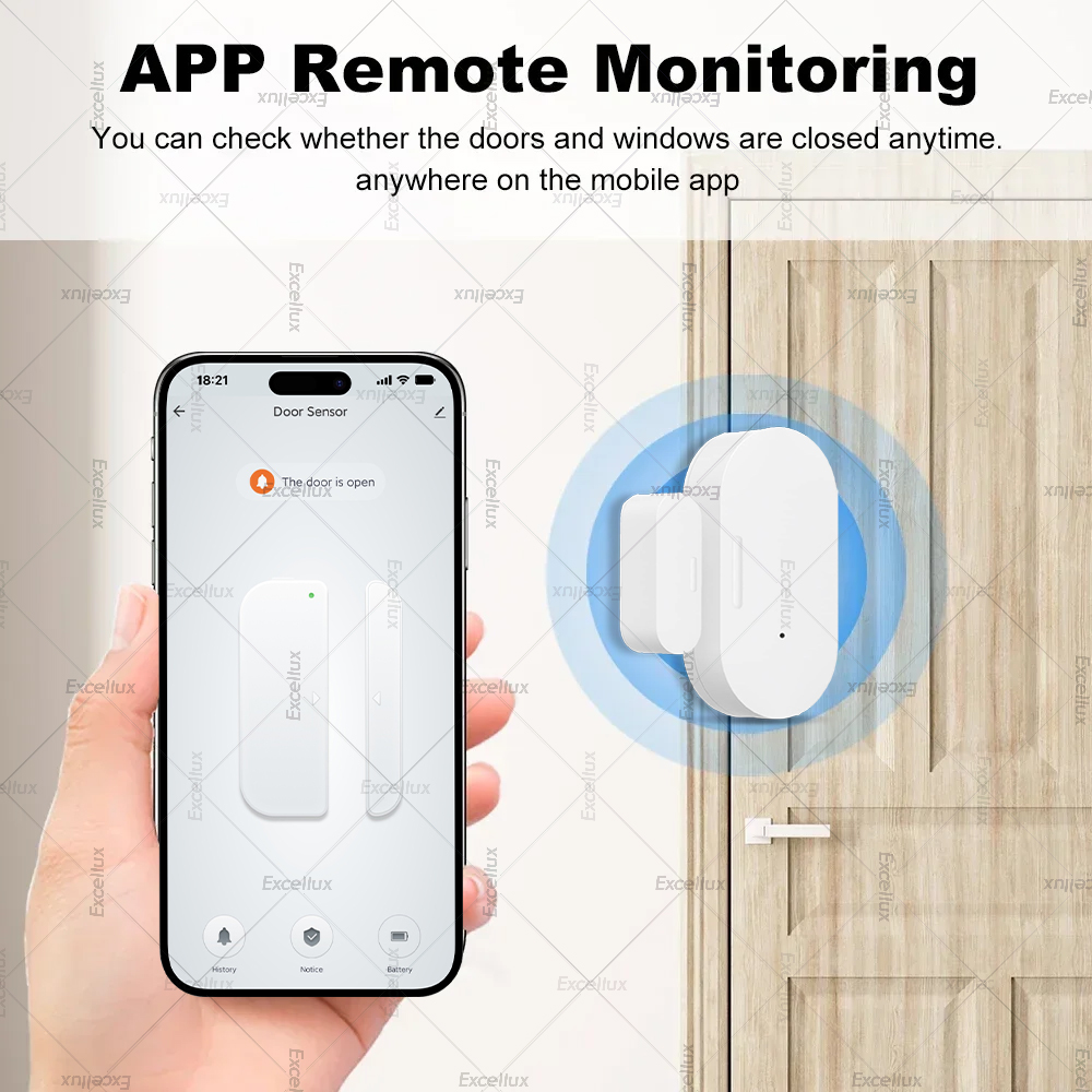 Zigbee 3.0 เซ็นเซอร์ประตูหน้าต - Home Security For Doors บทวิจารณ์และราคา