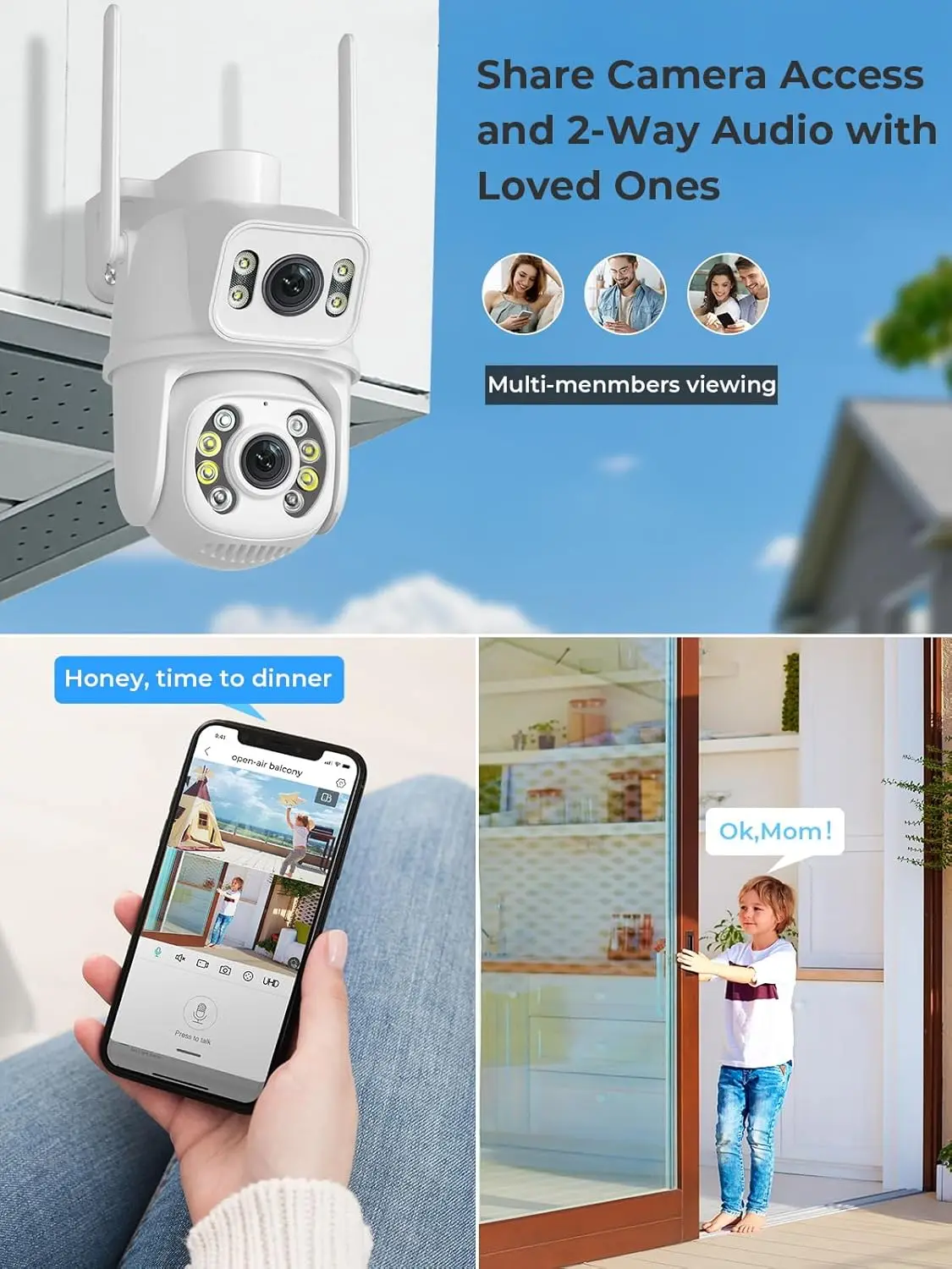 กล้องโดมความเร็วสูงแบบ PTZ สำห - Home Security Google Camera บทวิจารณ์และราคา