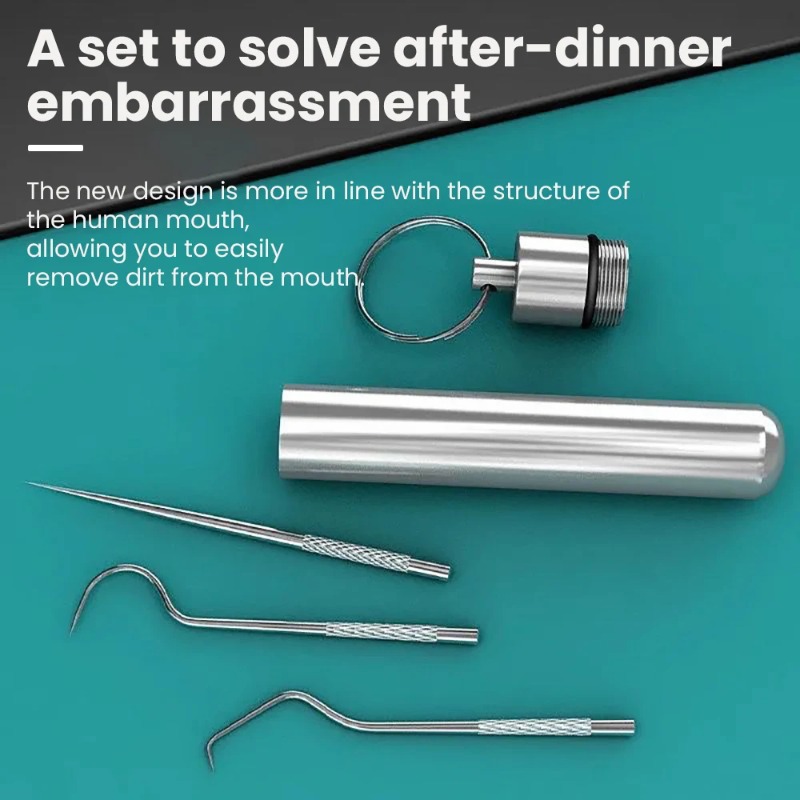 ไม้จิ้มฟันสแตนเลสแบบพกพาฟันหยิ - Lock Picking Set บทวิจารณ์และราคา