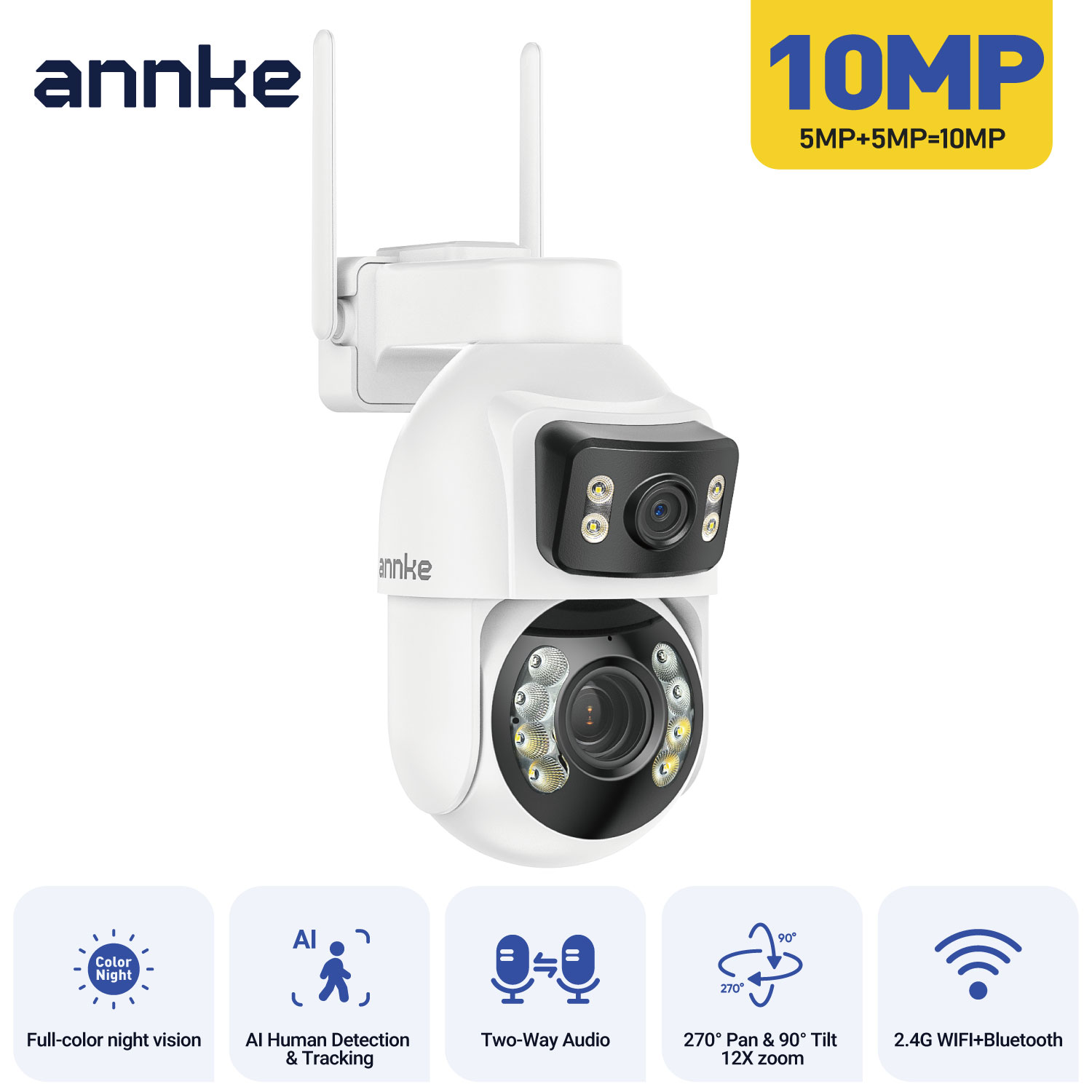 ANNKE กล้องรักษาความปลอดภัยแบบ - Home Security Google Camera บทวิจารณ์และราคา