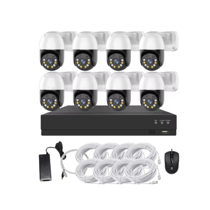 ชุดกล้องวงจรปิด 4ch 8ch ความคม - Home Security Nvr บทวิจารณ์และราคา