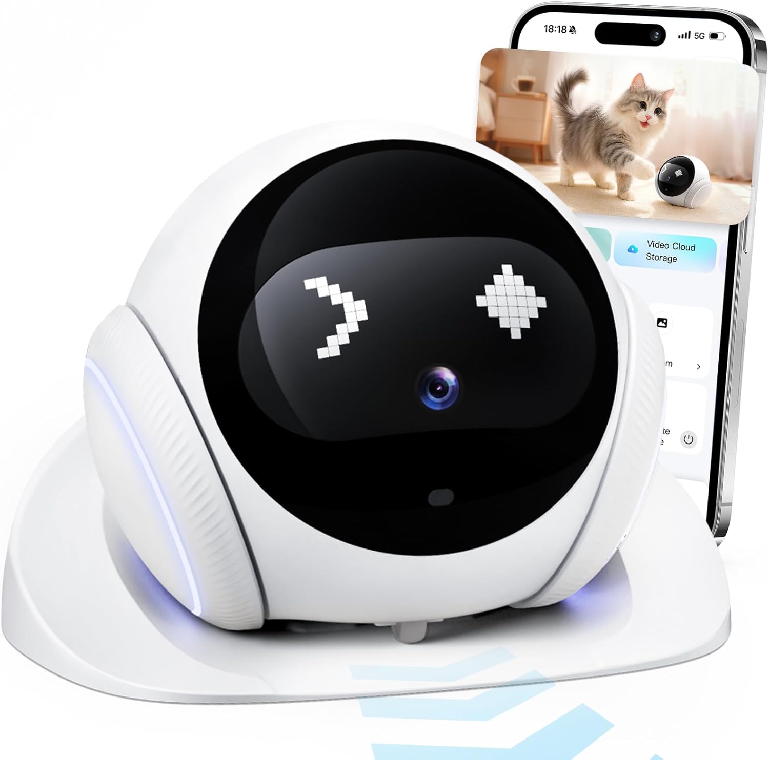 กล้องสัตว์เลี้ยงแบบเคลื่อนย้าย - Home Security Robot Dog บทวิจารณ์และราคา