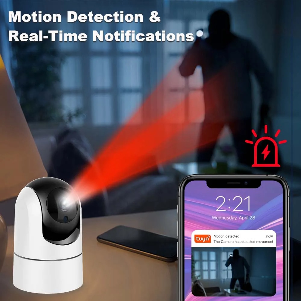 กล้อง WiFi 6MP Tuya Smart Home - Home Security Google Camera บทวิจารณ์และราคา
