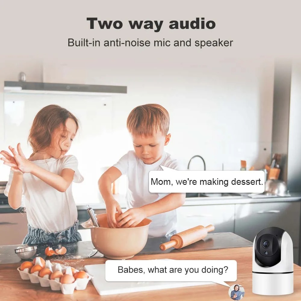 กล้อง WiFi 6MP Tuya Smart Home - Home Security Google Camera บทวิจารณ์และราคา