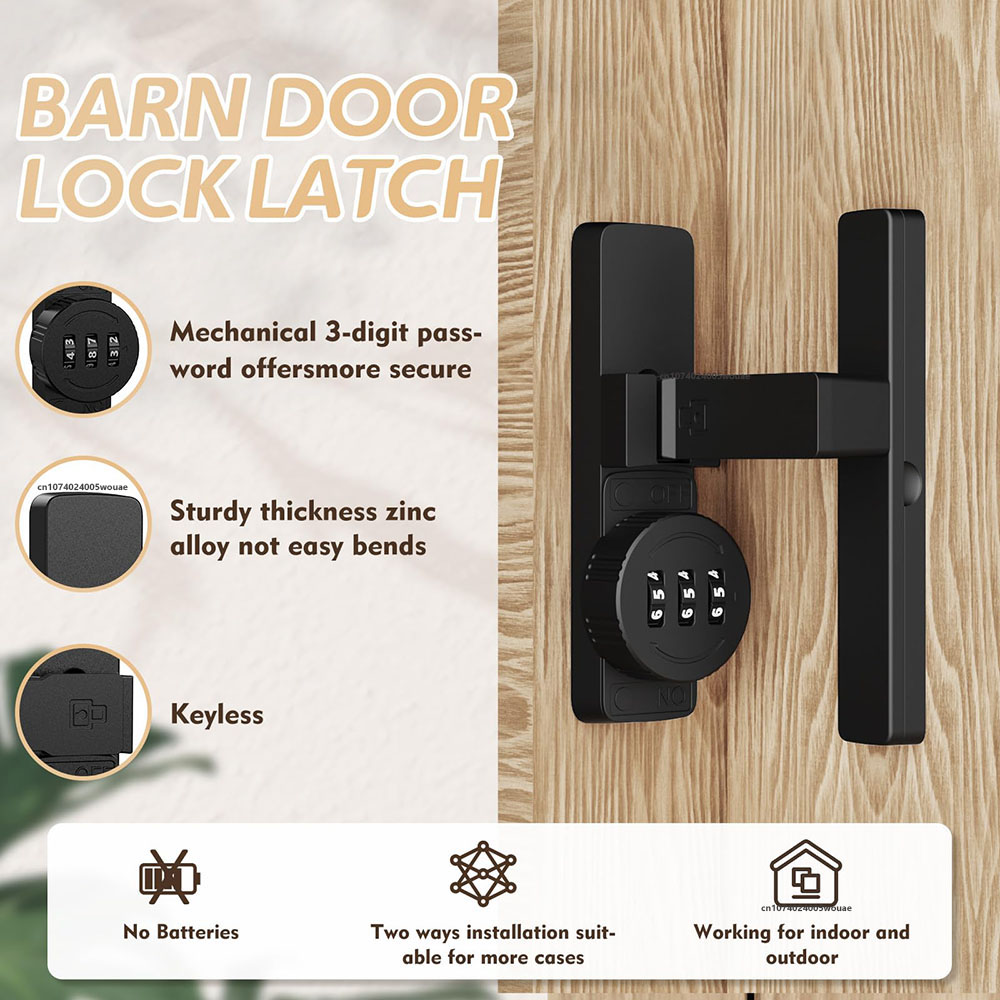 Security Barn ประตูล็อค 3 หลัก - Home Security For Doors บทวิจารณ์และราคา