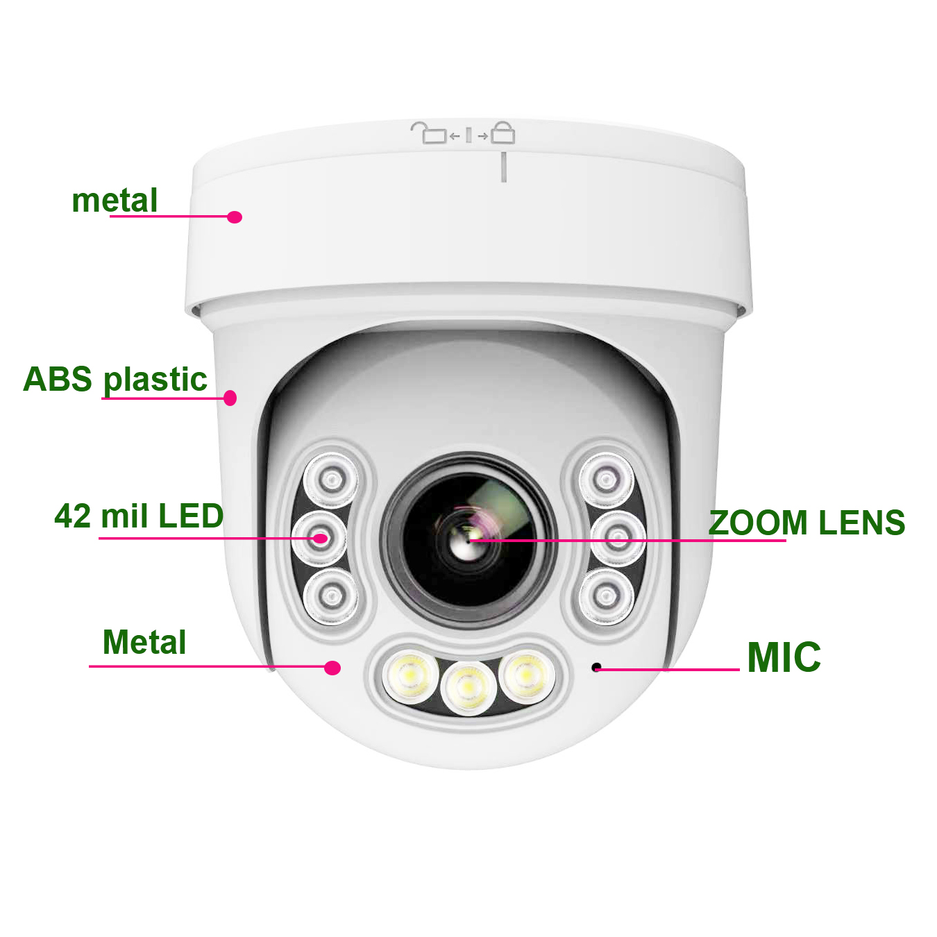 HiEasy 30X ZOOM 4K 8MP 30fps W - Home Security Hikvision บทวิจารณ์และราคา