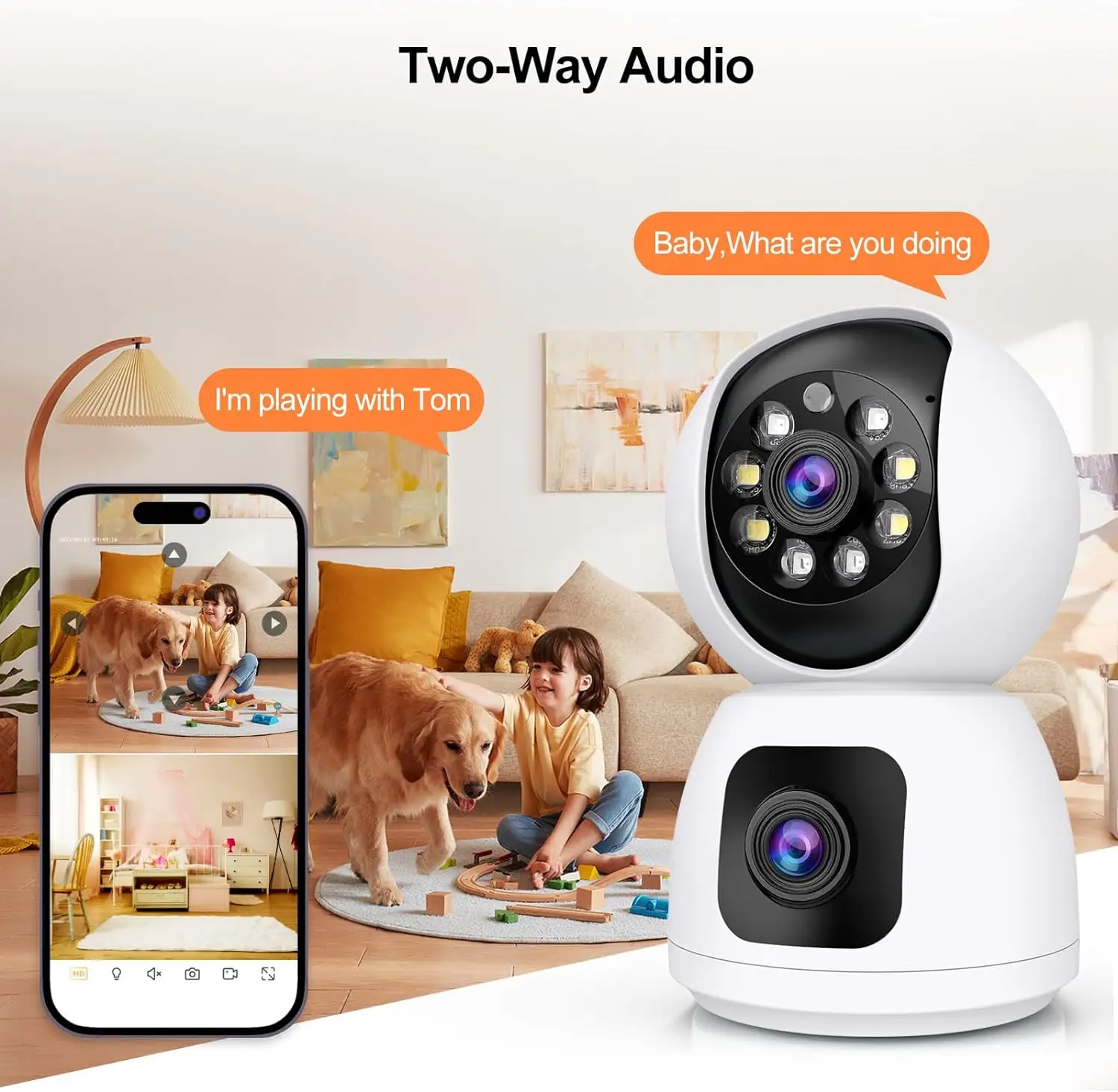 กล้องวงจรปิด Tuya 4K 8MP HD Wi - Home Security Google Camera บทวิจารณ์และราคา