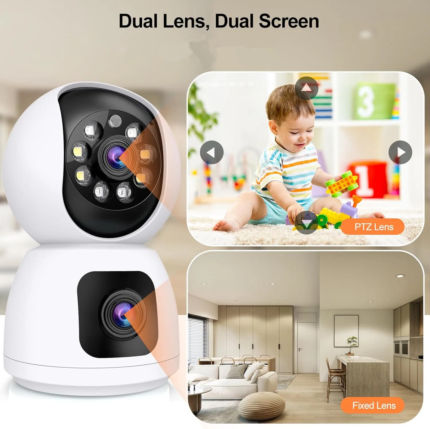กล้องวงจรปิด Tuya 4K 8MP HD Wi - Home Security Google Camera บทวิจารณ์และราคา