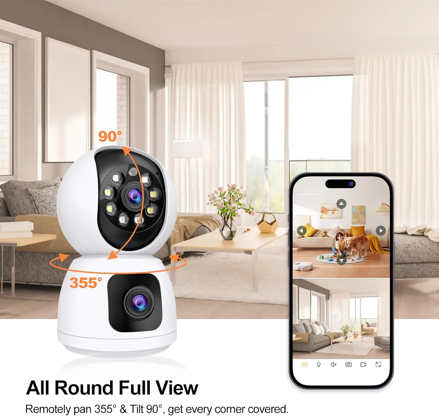 กล้องวงจรปิด Tuya 4K 8MP HD Wi - Home Security Google Camera บทวิจารณ์และราคา