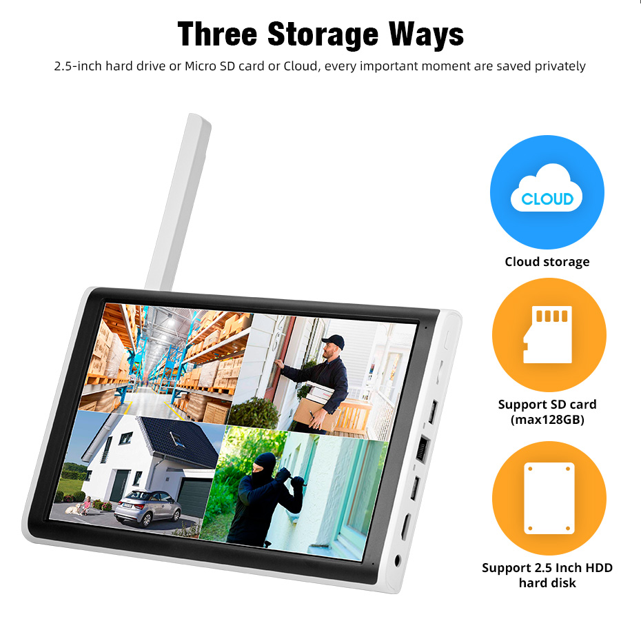 KERUI 2K 3K 4MP 8CH NVR WIFI O - Home Security Nvr บทวิจารณ์และราคา