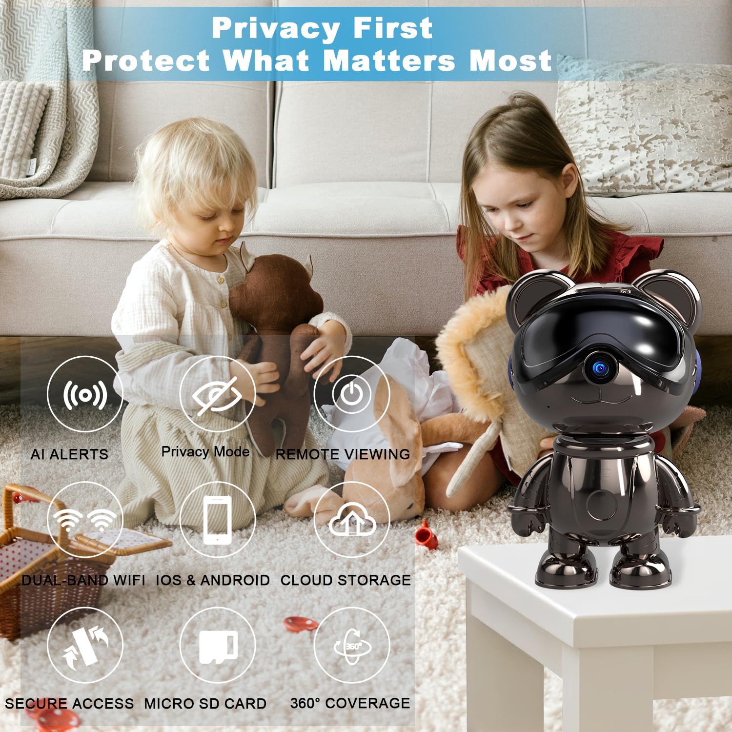 กล้องรักษาความปลอดภัยอินเตอร์เ - Home Security Google Camera บทวิจารณ์และราคา