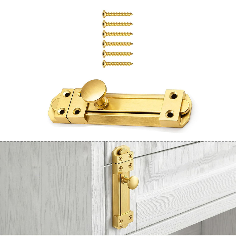 กลอนประตูบานเลื่อนทองเหลืองแท้ - Home Security For Doors บทวิจารณ์และราคา