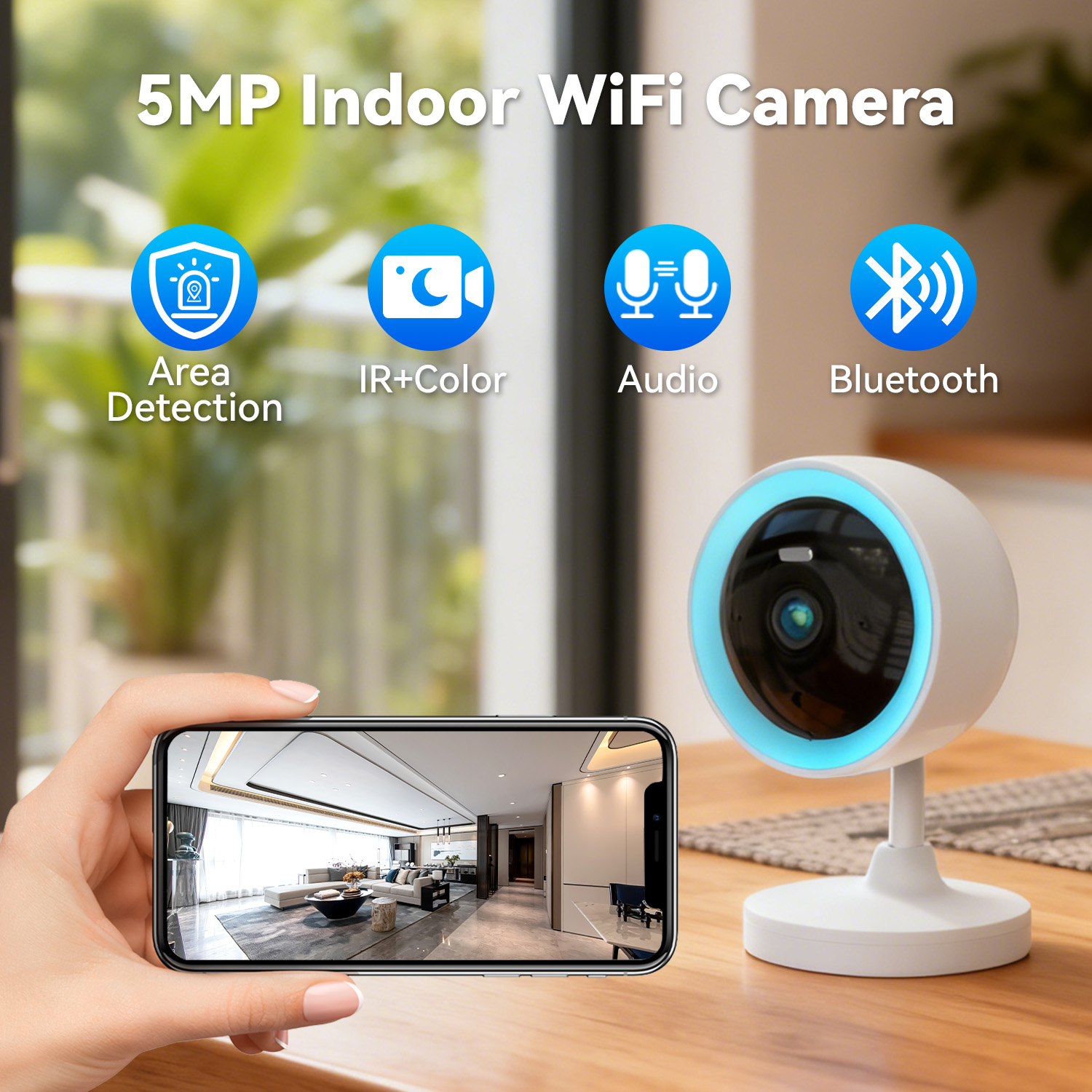 PEGATAH Tuya Smart 5MP HD กล้อ - Home Security Lidar บทวิจารณ์และราคา