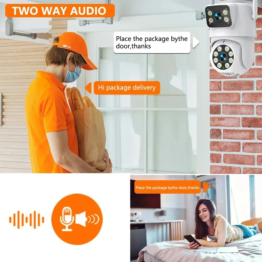 กล้อง PTZ ตรวจจับมนุษย์แบบเลนส - Home Security Nvr บทวิจารณ์และราคา