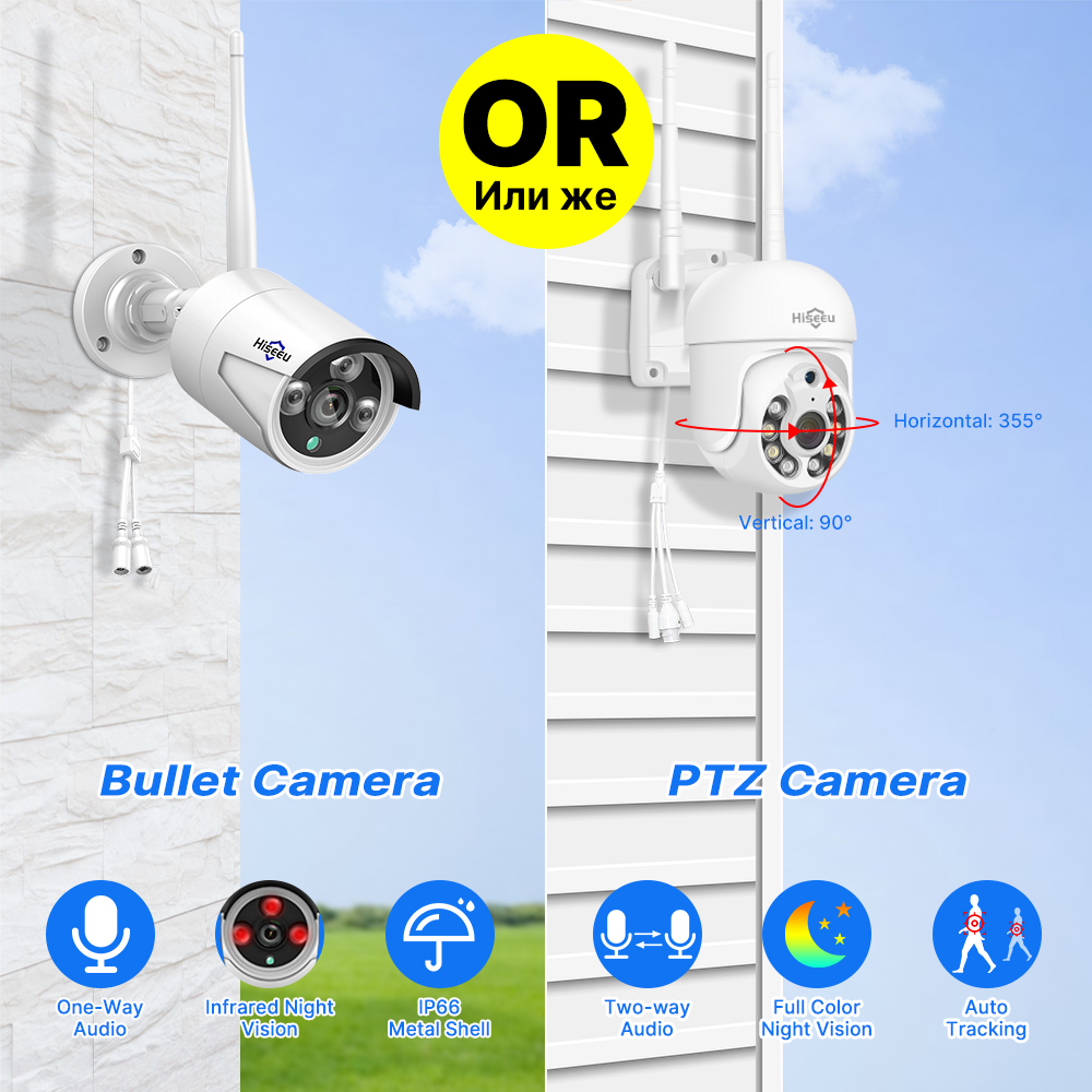 ฮิซี 5MP ไวไฟกล้องวงจรปิดระบบร - Home Security Nvr บทวิจารณ์และราคา