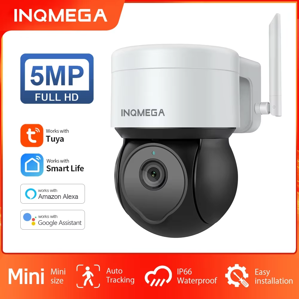 INQMEGA 5MP Tuya กล้อง PTZ กลา - Home Security Google Camera บทวิจารณ์และราคา