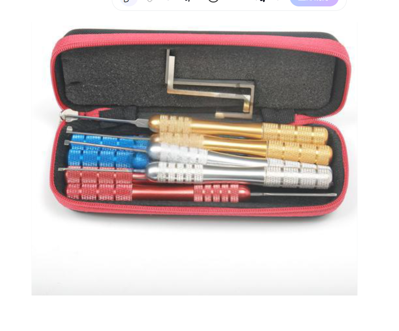 ชุดอุปกรณ์งัดกุญแจมืออาชีพ ชุด - Lock Picking Set บทวิจารณ์และราคา