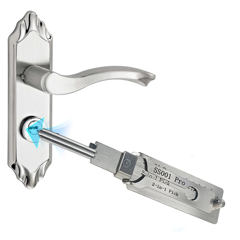 ชุดถอดรหัสกุญแจสแตนเลส SS001 P - Lock Picking Set บทวิจารณ์และราคา