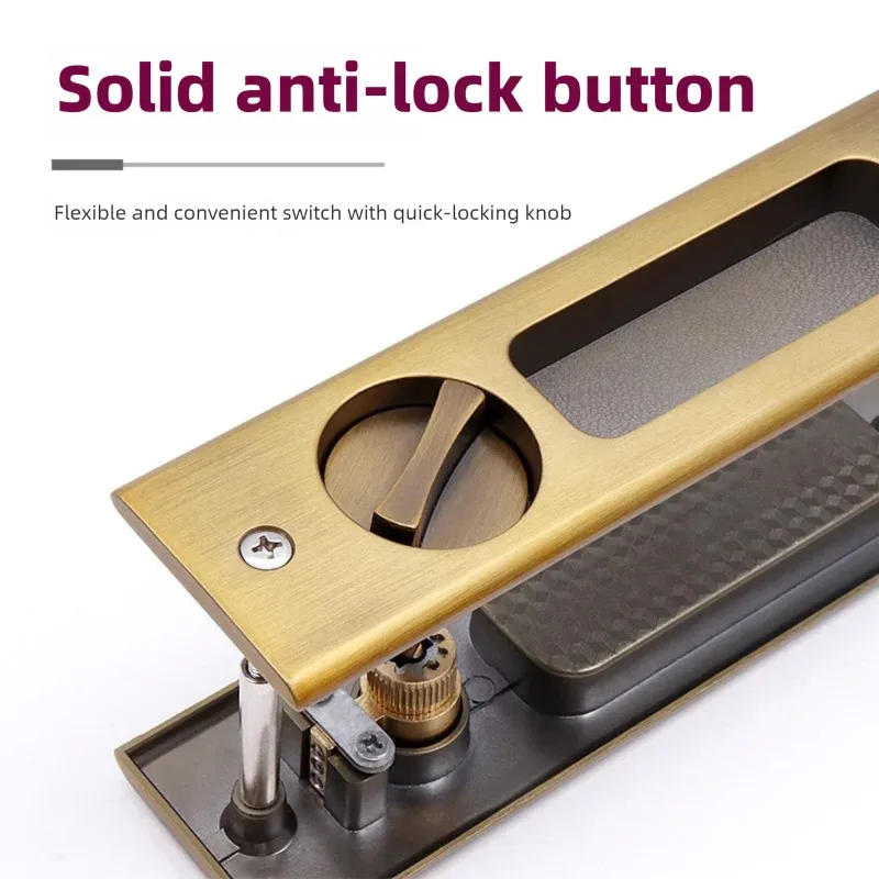 ตัวล็อคประตูบานเลื่อนสีดำแบบหน - Home Security For Doors บทวิจารณ์และราคา