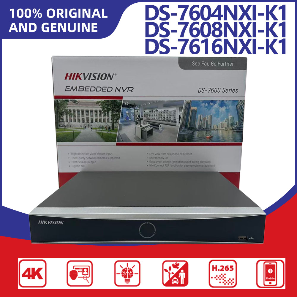 Hikvision DS-7604NXI-K1 DS-760 - Home Security Hikvision บทวิจารณ์และราคา