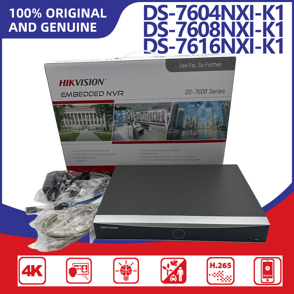 Hikvision DS-7604NXI-K1 DS-760 - Home Security Hikvision บทวิจารณ์และราคา
