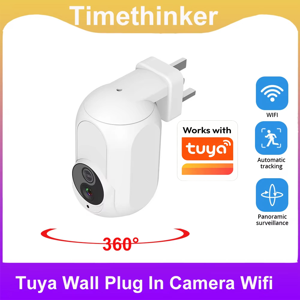 กล้องวงจรปิดแบบเสียบปลั๊ก Tuya - Home Security Google Camera บทวิจารณ์และราคา