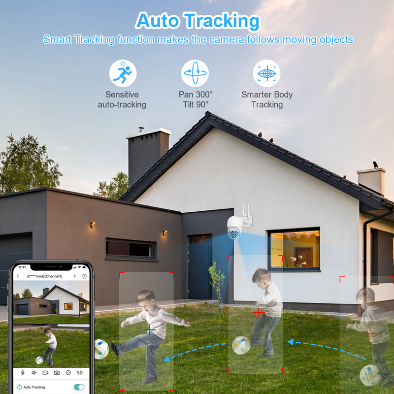 สมาร์ 3MP กล้องวงจรปิดไร้สายระ - Home Security Brand บทวิจารณ์และราคา