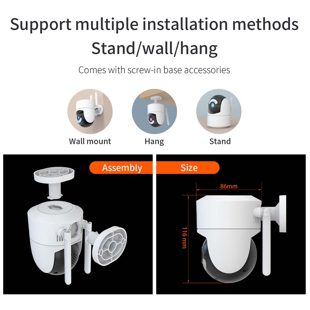 Tuya IP กล้อง 5G WIFI 6MP Alex - Home Security Google Camera บทวิจารณ์และราคา