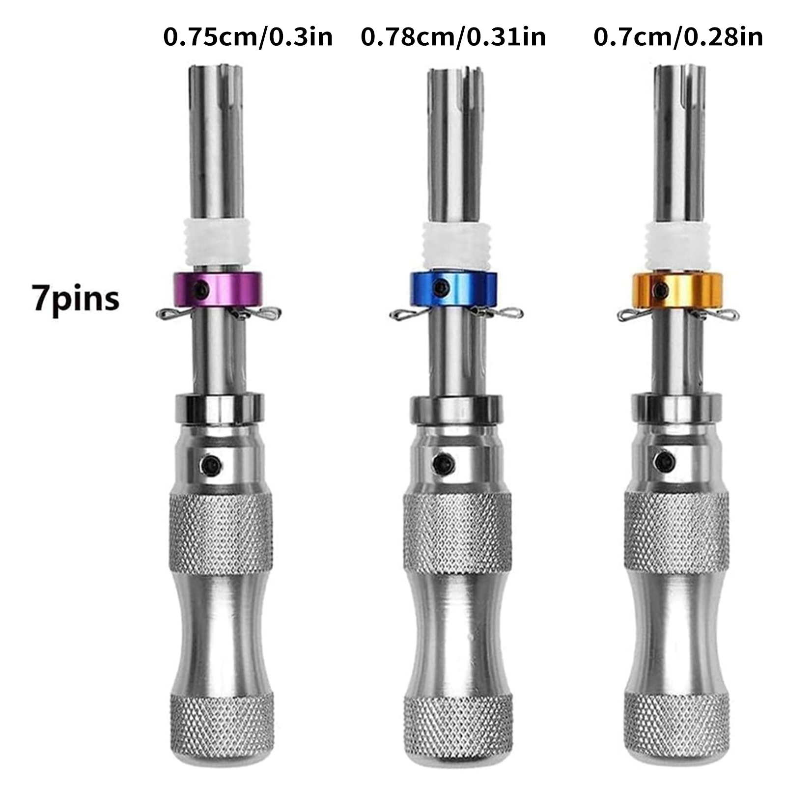 7 Pins Tubular Lock Pick ชุดเค - Lock Picking Set บทวิจารณ์และราคา